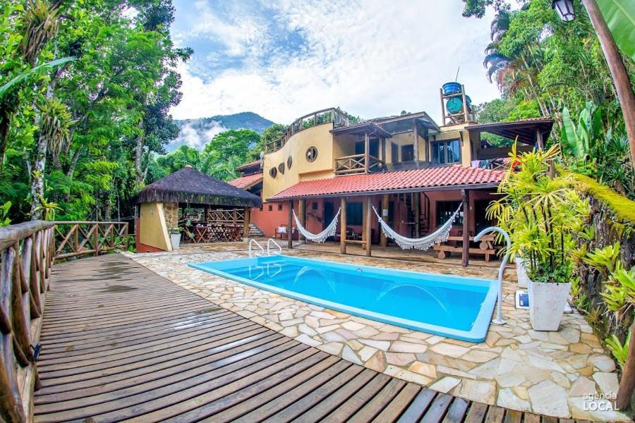 Casa Bonita Hospedagem E Cafe Vila do Abraao ภายนอก รูปภาพ