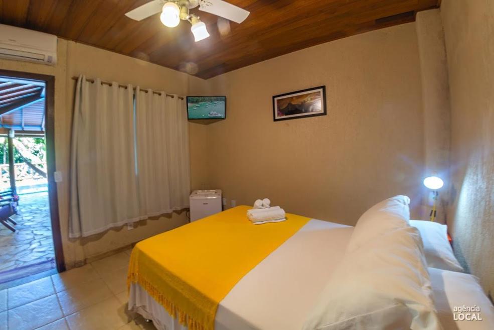 Casa Bonita Hospedagem E Cafe Vila do Abraao ภายนอก รูปภาพ