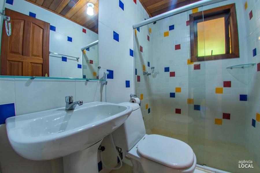Casa Bonita Hospedagem E Cafe Vila do Abraao ภายนอก รูปภาพ