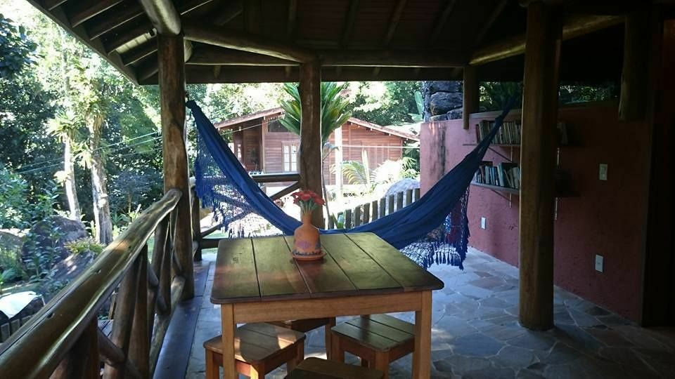Casa Bonita Hospedagem E Cafe Vila do Abraao ภายนอก รูปภาพ